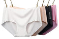 Women's Ice Silk No-Show Hipster Panty – Seamless & Comfortable (Pack of 4)