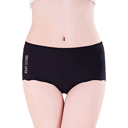 Women's Ice Silk No-Show Hipster Panty – Seamless & Comfortable (Pack of 4)
