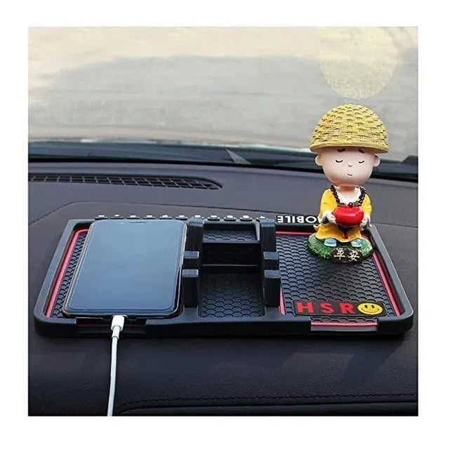 Car Mobile Holder for Dashboard – Anti-Slip Silicone GPS Phone Mount