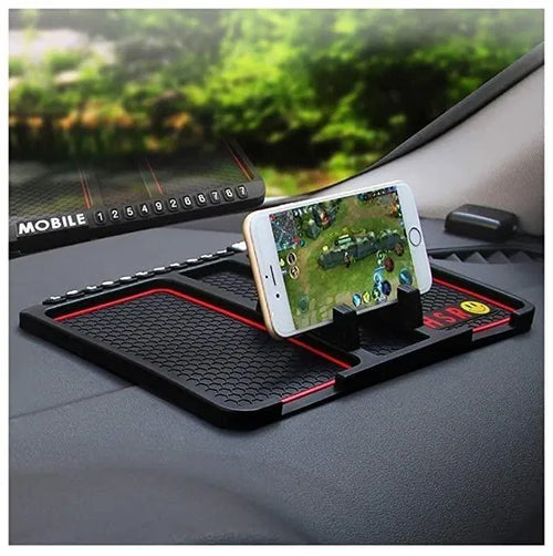 Car Mobile Holder for Dashboard – Anti-Slip Silicone GPS Phone Mount
