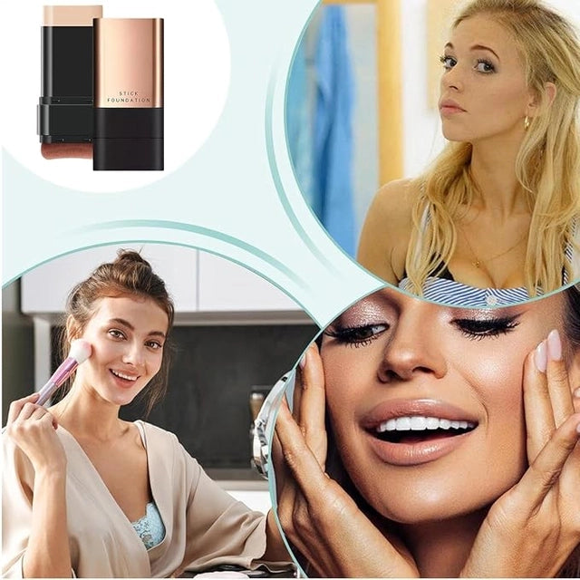 Korean 2-in-1 Glass Skin Foundation Stick