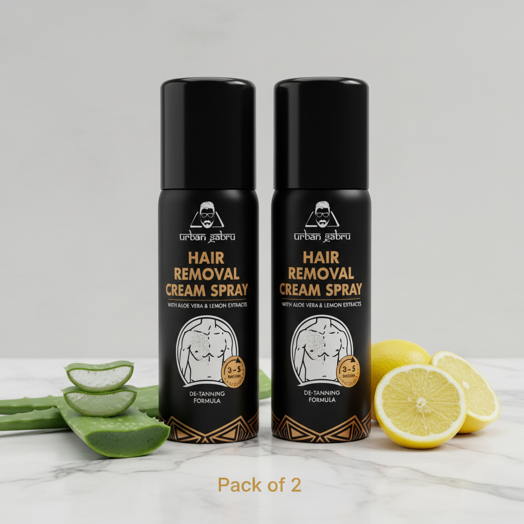Hair Removal Spray Pack of 2 - Both Bottles